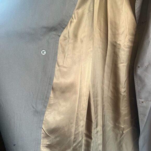 Christian Dior Monsier Mens Double Breasted Classic Trench Coat Size 46R - Picture 11 of 15